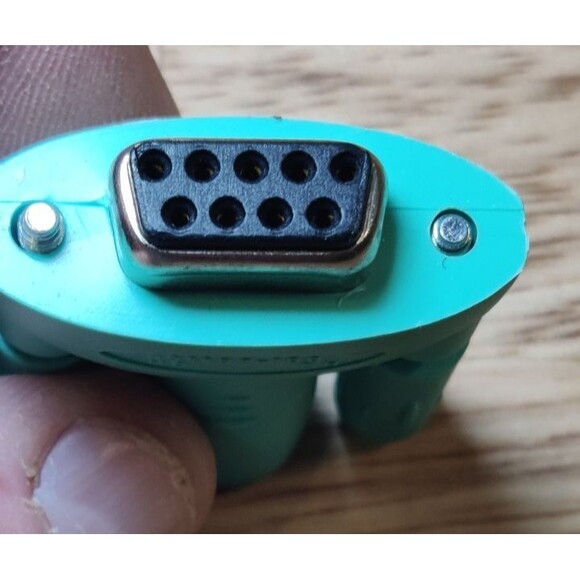 PS/2 Mini Din Female to DB9 Serial Female Mouse Adapter/Converter Dongle - Picture 3 of 4